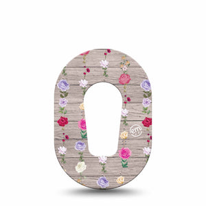 ExpressionMed Hanging Flowers Mini Tape Design for you Dexcom G6