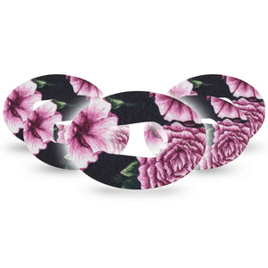 ExpressionMed Intricate Flower Dexcom G6 Wide Tape 5-Pack