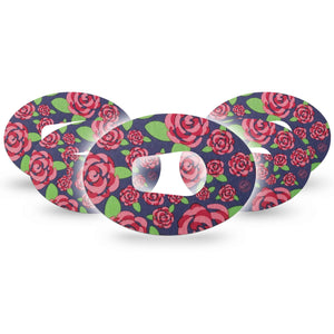 Pretty Pink Roses Dexcom G6 Wide Tape 5-pack