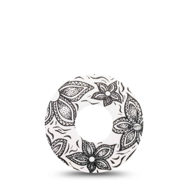 Black Tie Floral Infusion Set Tape
