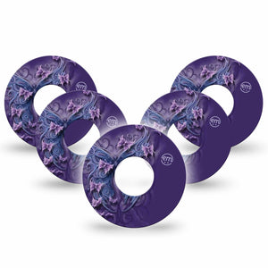 ExpressionMed Purple Butterfly Infusion Set Tapes