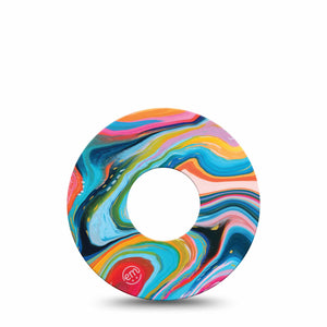 Color Melting Swirl Infusion Set Tape