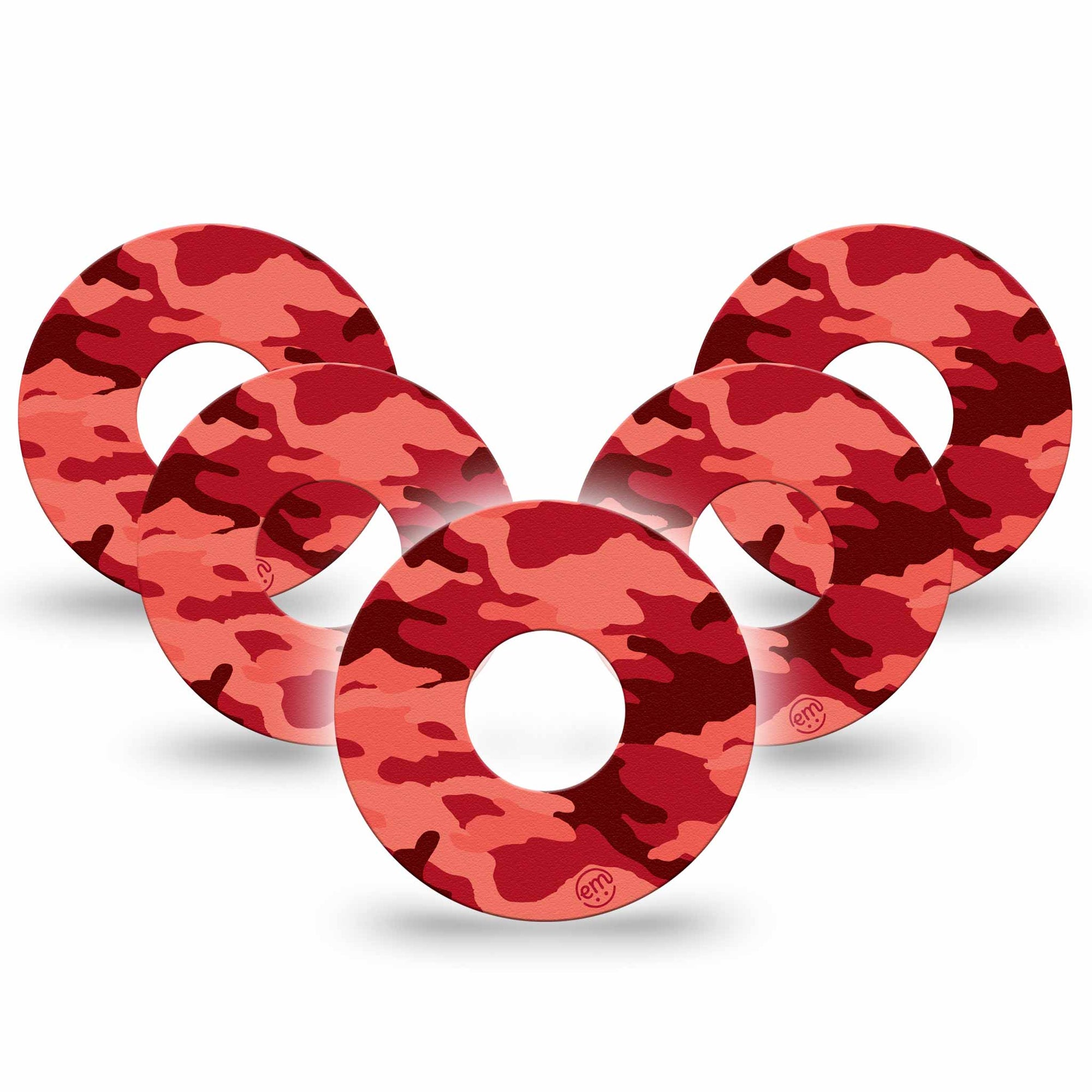 ExpressionMed Red Camo Infusion Set Tape
