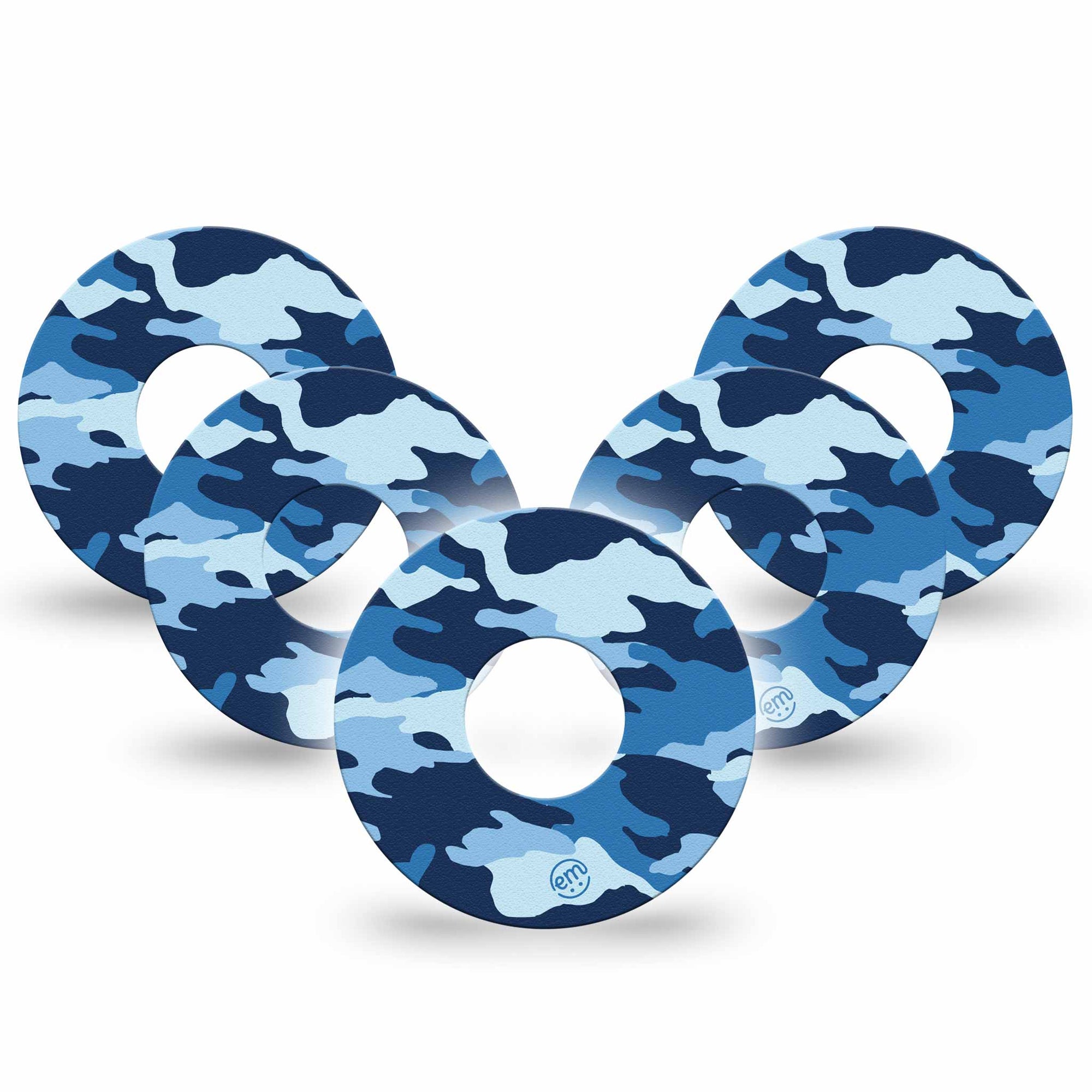 Blue Camo Infusion Set Tapes