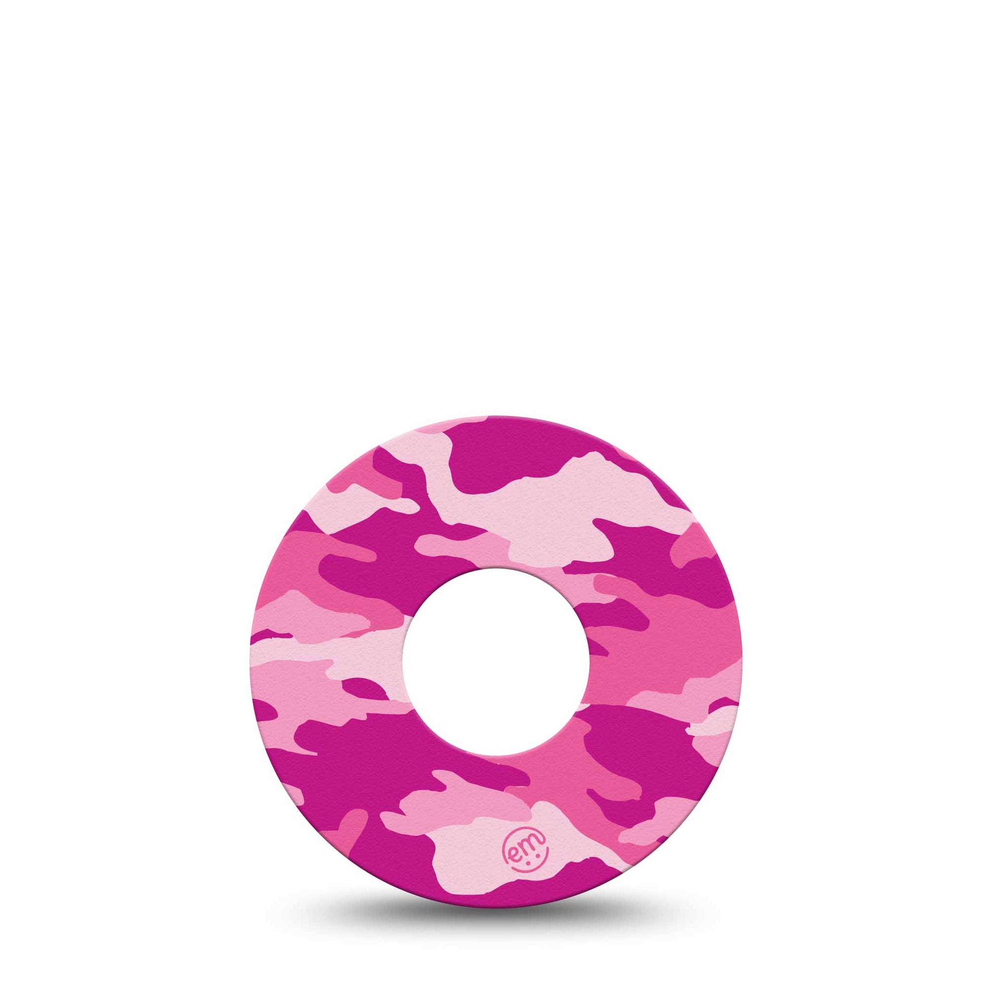 ExpressionMed Pink Camo Infusion Set Adhesive Tape, Single, Pink Camouflage Design