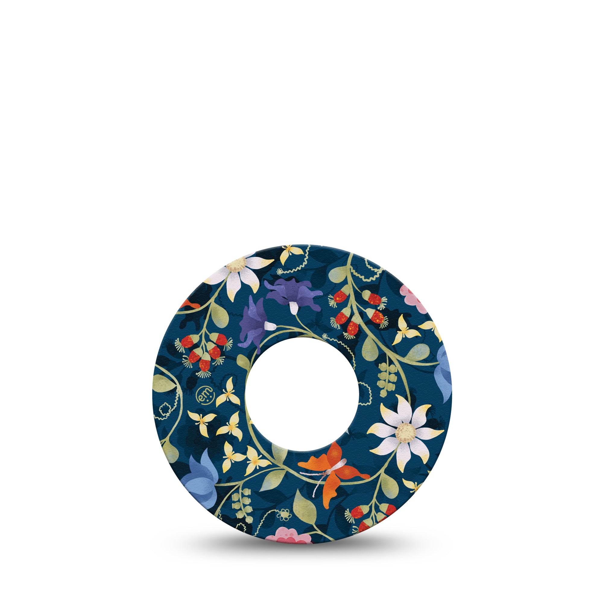 ExpressionMed Floral Folklore Infusion Set Tape, 5-Pack Fabled Flowers Themed, CGM, Adhesive Tape Design