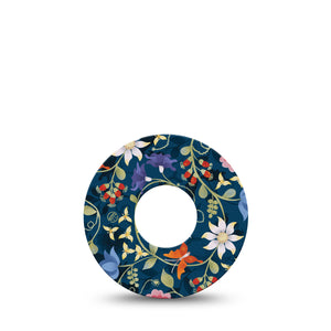 Floral Folklore Infusion Set Tape, 5-Pack Fabled Flowers Themed, CGM, Adhesive Tape Design