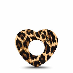 Leopard Infusion Set Heart Tape