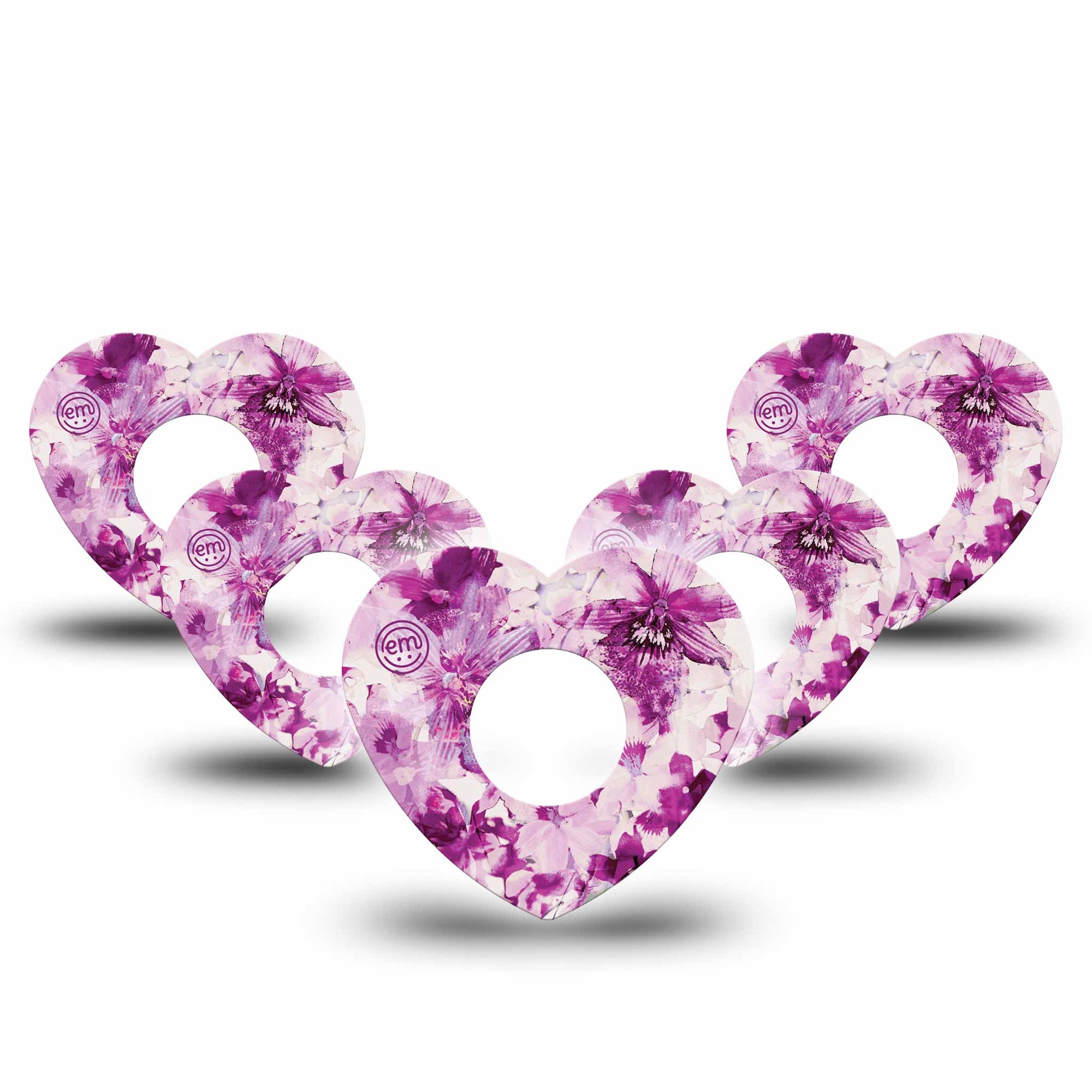 Violet Orchids Infusion Set Heart Tapes