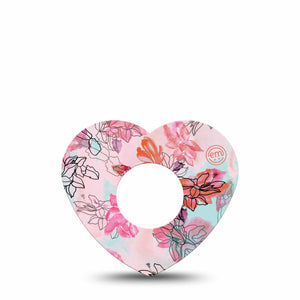 Whimsical Blossoms Infusion Heart Tapes