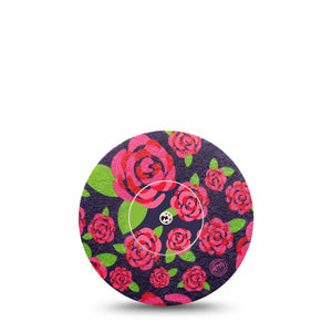 ExpressionMed Pretty Pink Roses Libre Transmitter Sticker