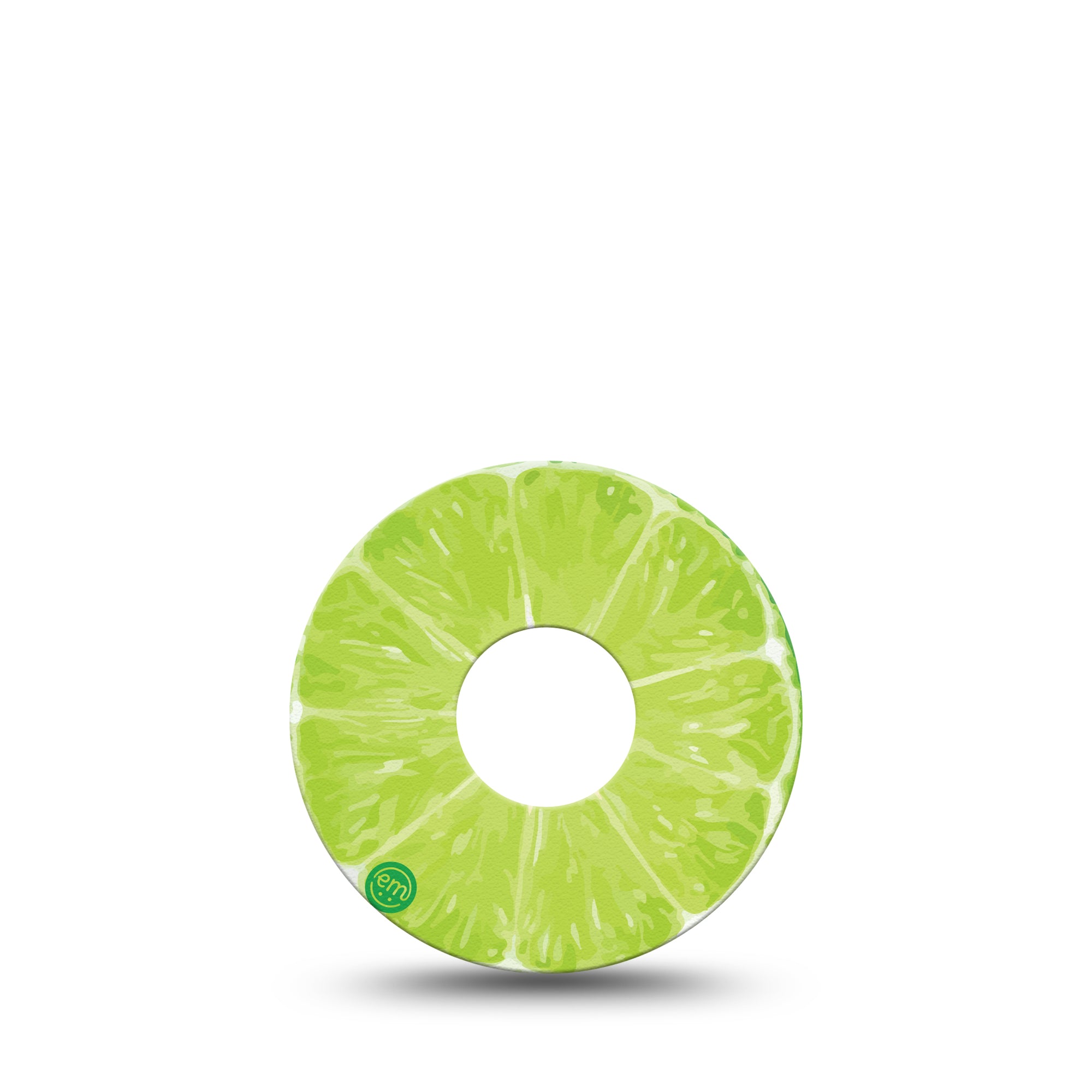 ExpressionMed Lime Libre 3 Tape, Single, Bright Lime Themed, CGM Patch Design