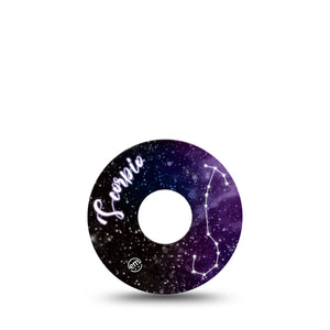 Scorpio Libre 3 Tape, Single, Zodiac Scorpio Constellation Themed, CGM Adhesive Patch Design