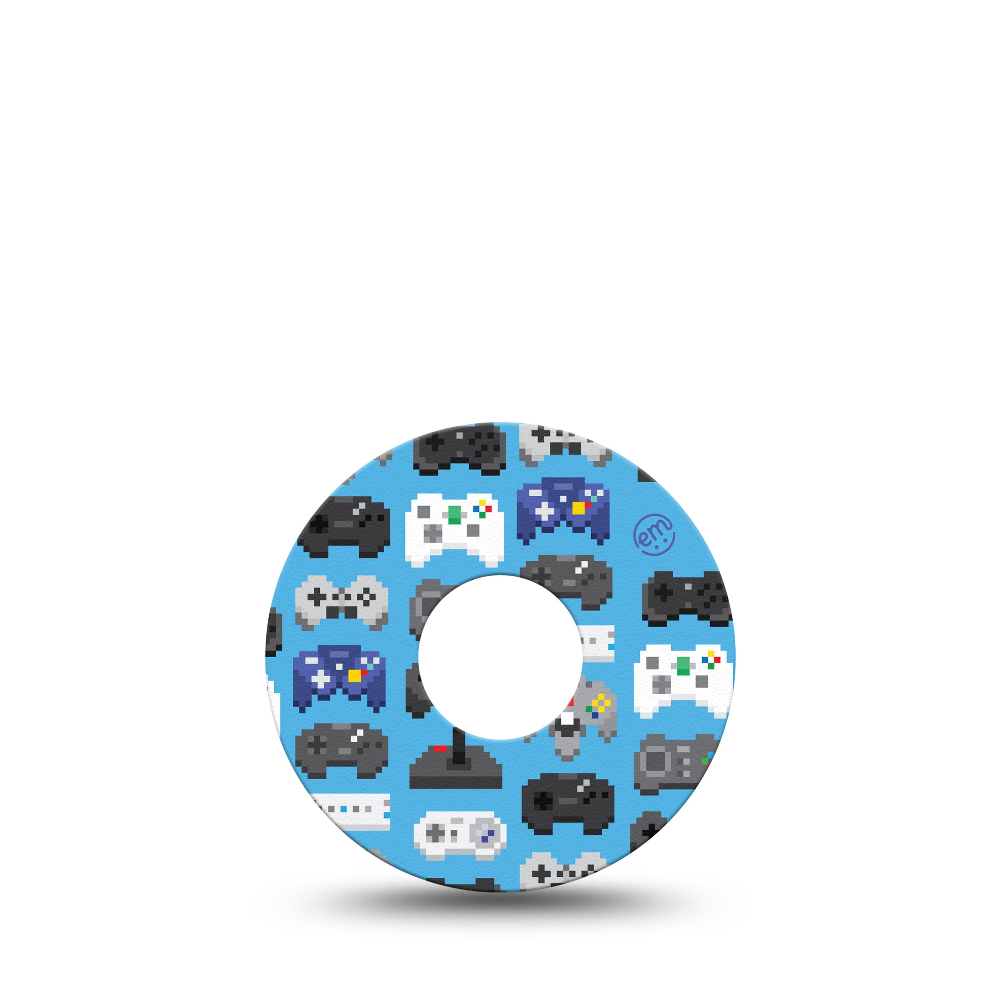 ExpressionMed Gamer Libre 3 Tape, Single, 8 Bit Gaming Controller Themed, CGM Overlay Patch Design