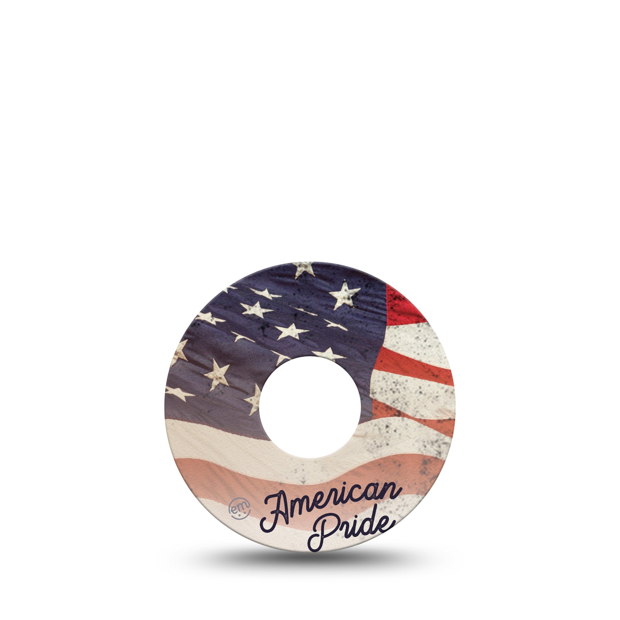 American Pride Libre 3 Tape, Single, Patriotic Inspired CGM, Overlay Patch Design