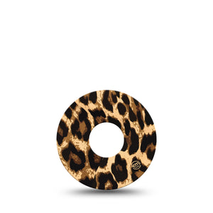 ExpressionMed Leopard Print Libre 3 Tape, Single, Animal Spots Inspired, CGM Patch Design