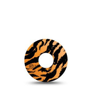 Tiger Libre 3 Tape, Single, Tiger Stripes Inspired, CGM Adhesive Patch Design