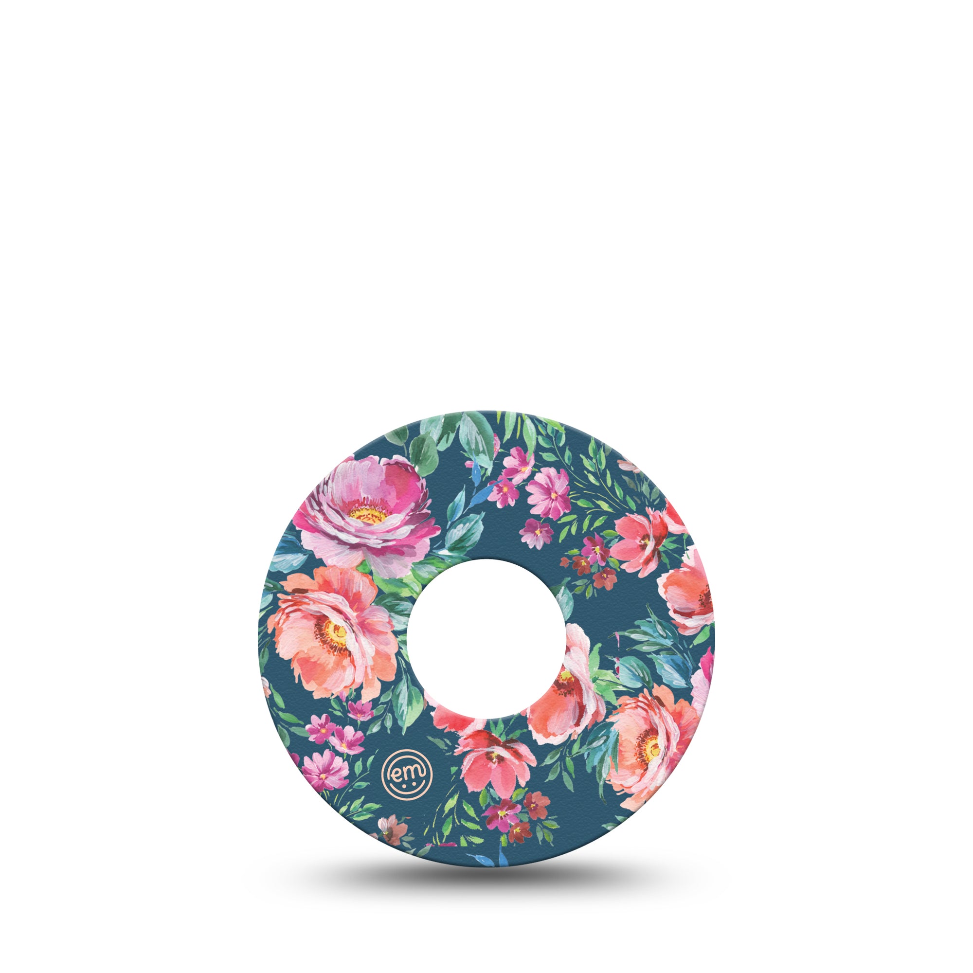 ExpressionMed Floral Enchantment Libre 3 Tape, Single, Charming Floral Themed, CGM Adhesive Patch Design