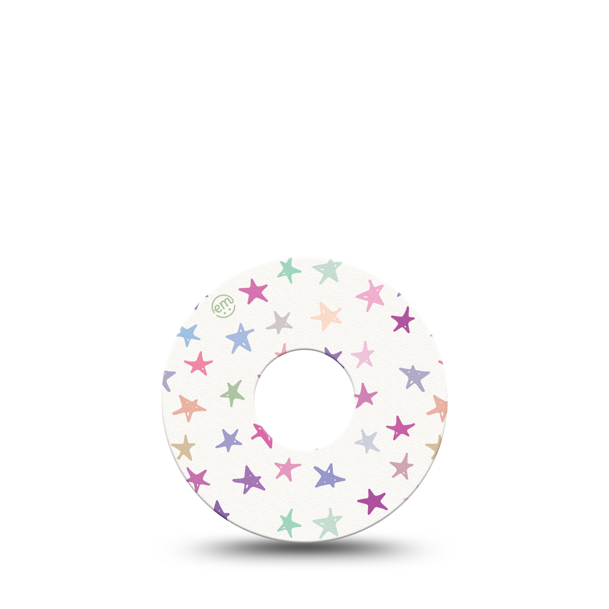 Bright Stars Libre 3 Tape, Single, Colorful Pastel Stars CGM Adhesive Patch Design