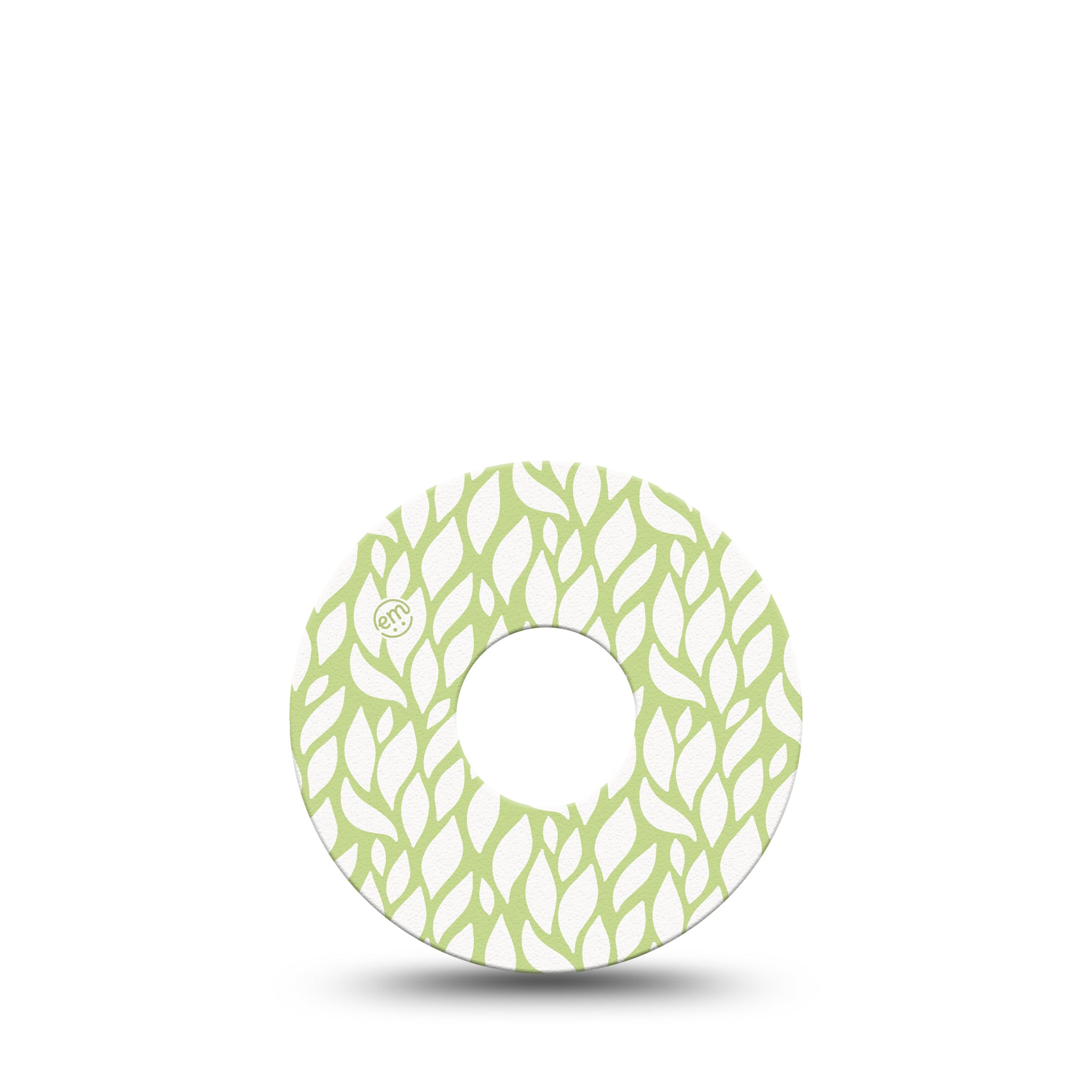 ExpressionMed Sage Greens Libre 3 Tape, Single, Light Green Plant Themed, CGM Adhesive Patch Design