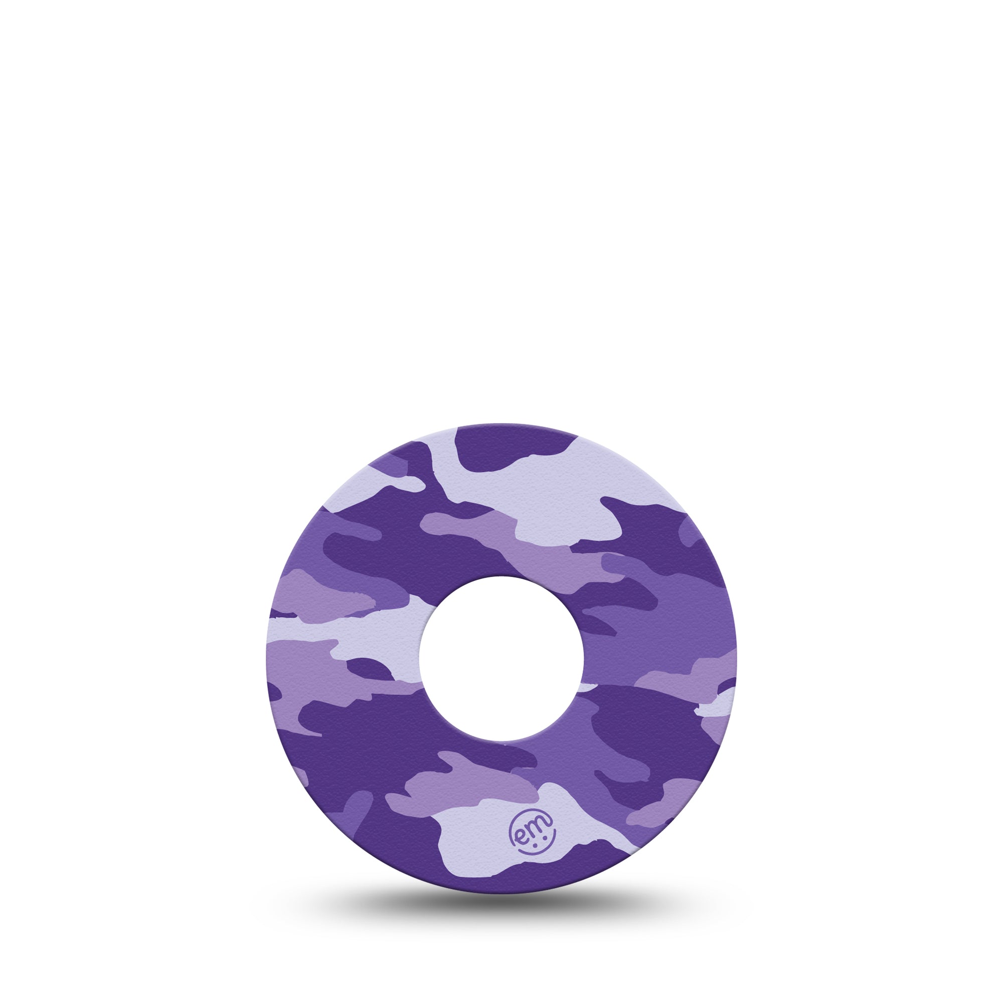 ExpressionMed Purple Camo Libre 3 Tape, 5-Pack, Purple Army Themed, CGM Overlay Patch Design