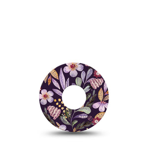 Moody Blooms Libre 3 Tape, Single, Rustic Florals Inspired, CGM Patch Design