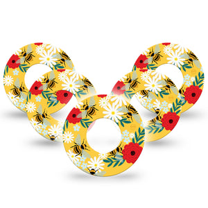 Bees and Flowers Libre Tape 5-Pack