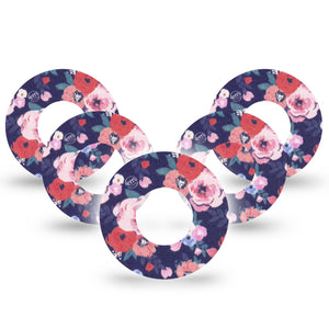 ExpressionMed Painted Flower Libre Tape 5-Pack