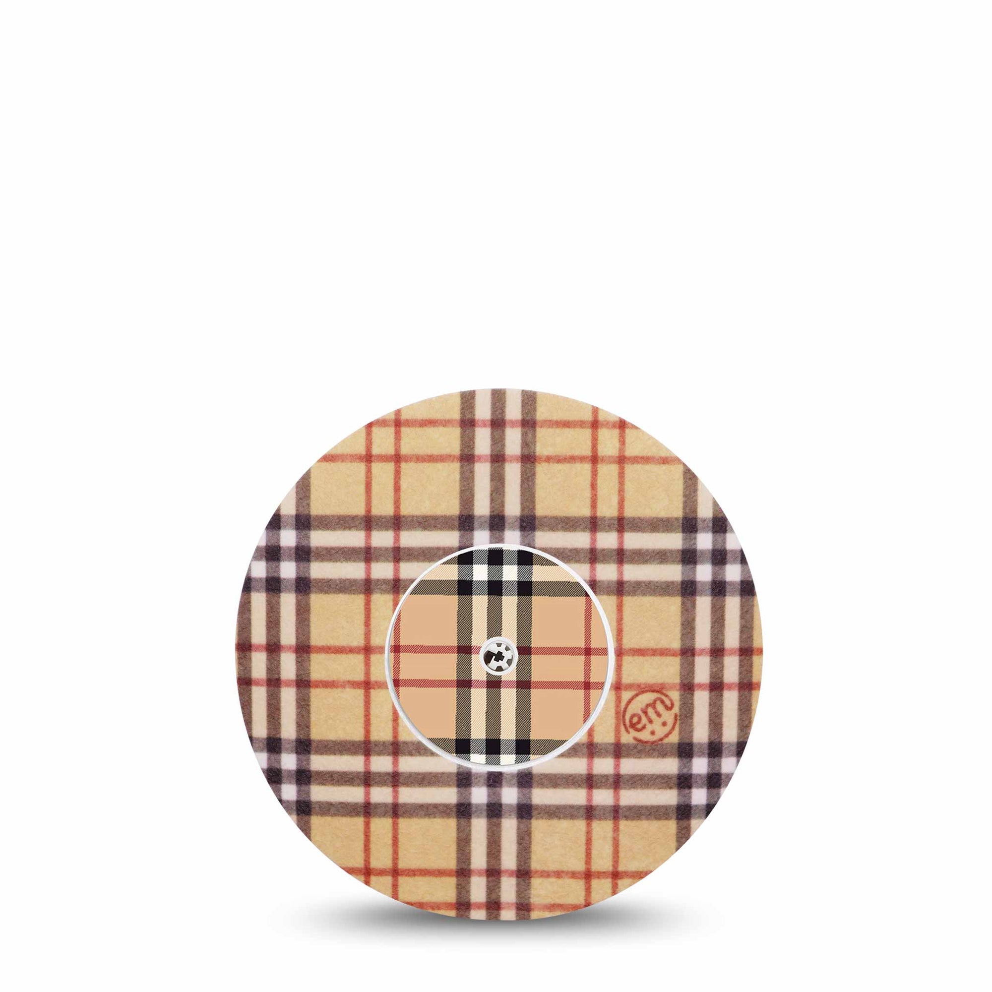 ExpressionMed Plaid and Bougie Libre Transmitter Sticker with Tape