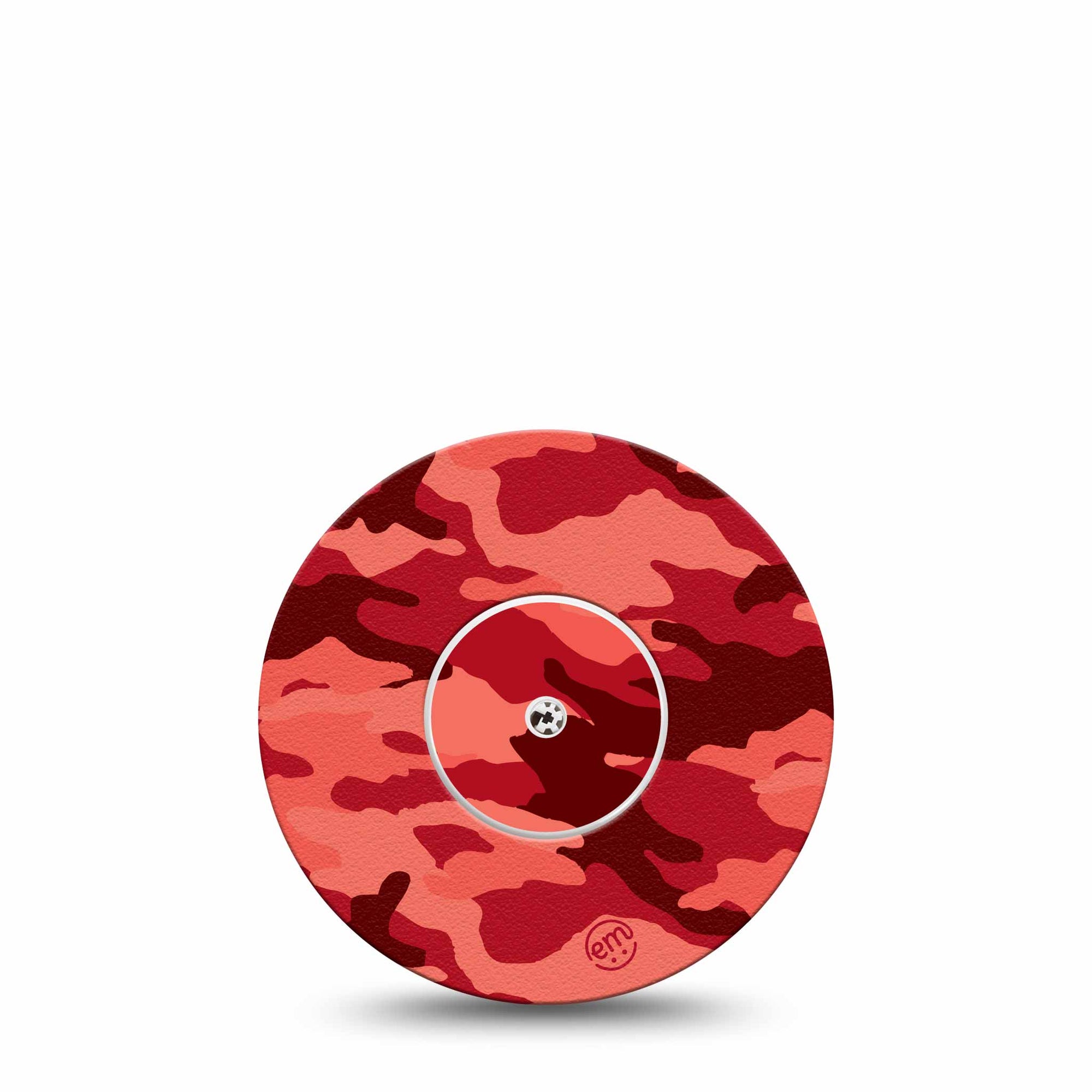 ExpressionMed Red Camo Libre Transmitter Sticker, Abbott Lingo