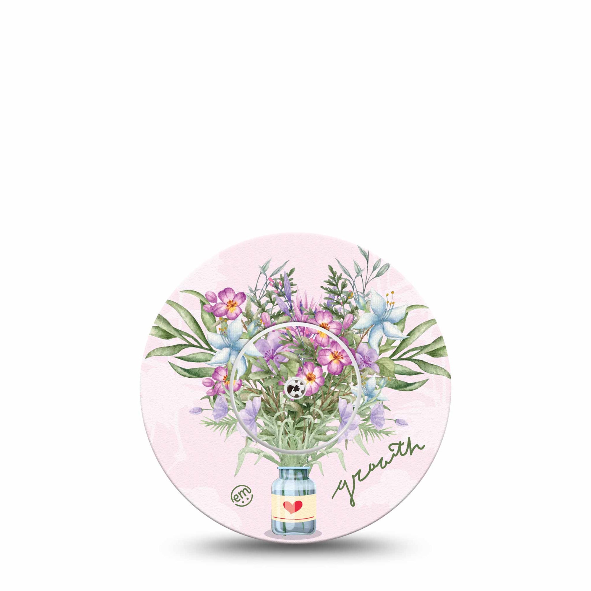 Thriving Blossoms Libre Transmitter Sticker, Abbott Lingo