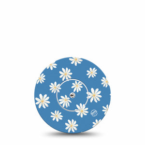 Painted Daisies Libre Transmitter Sticker, Abbott Lingo