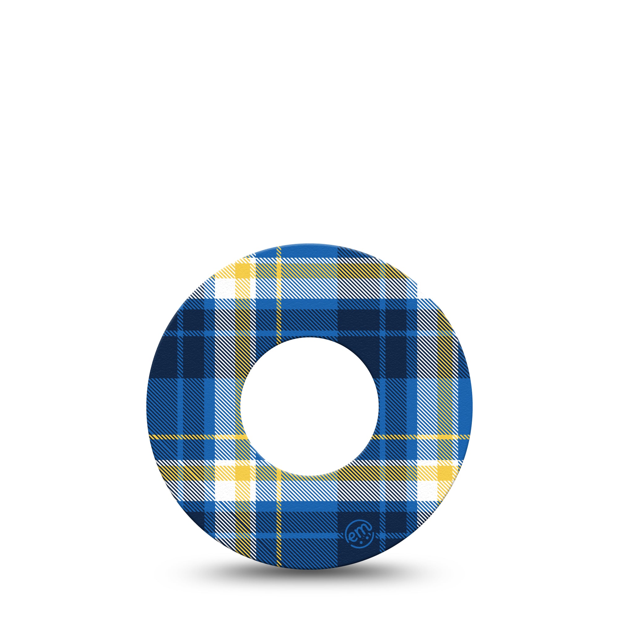 Blue Plaid Libre Tape Single, Plaid Fall Fashion Overlay Tape, Abbott Lingo