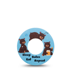 Bolusing Bears Blue Libre Tape