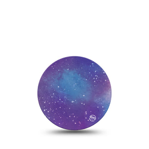 ExpressionMed Galaxy Libre 3 Overpatch, Single, Night Sky Inspired, CGM Adhesive Tape Design