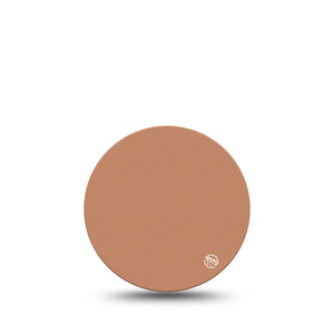 ExpressionMed Skin Tone 4 - Tan Libre 3 Overpatch, Single, Light Brown Skin Tone Themed, CGM Adhesive Tape Design