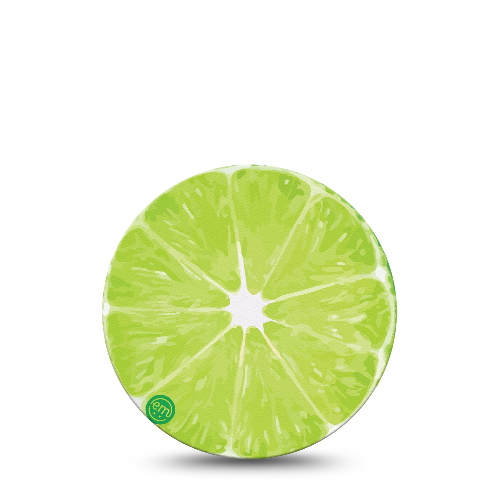 ExpressionMed Lime Libre 3 Overpatch, Single,Citrus Slice Themed, CGM Adhesive Tape Design