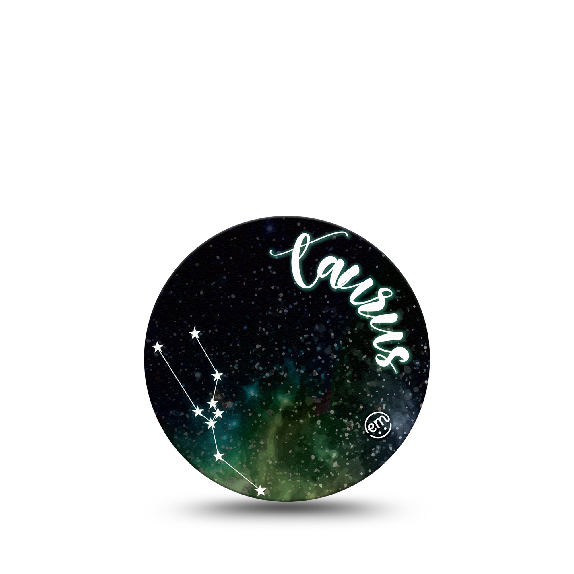 Taurus Libre 3 Overpatch, Single, Zodiac Sign Taurus Constellation Themed, CGM Adhesive Tape Design