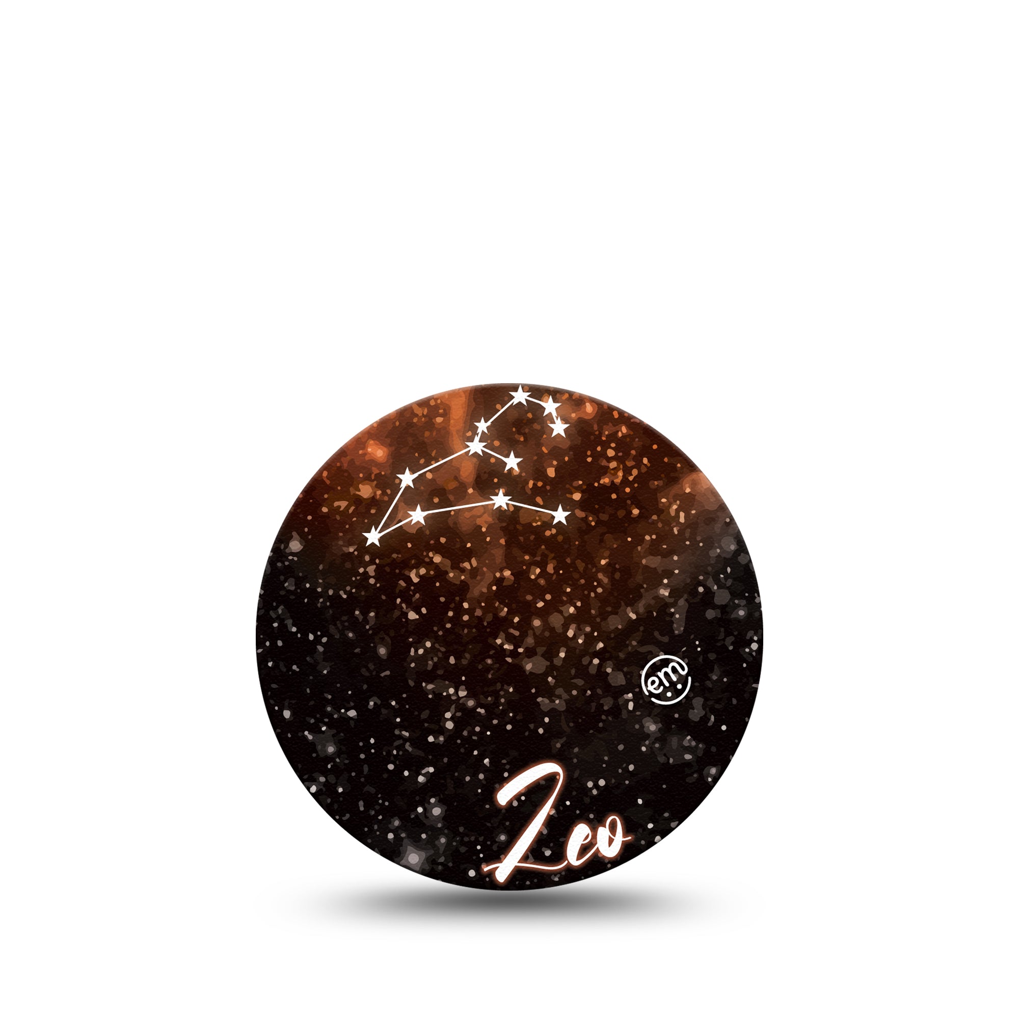 Leo Libre 3 Overpatch, Single, Zodiac Leo Constellation Themed, CGM Adhesive Tape Design