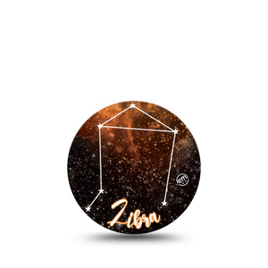Libra Libre 3 Overpatch, Single, Zodiac Libra Constellation Themed, CGM Adhesive Tape Design