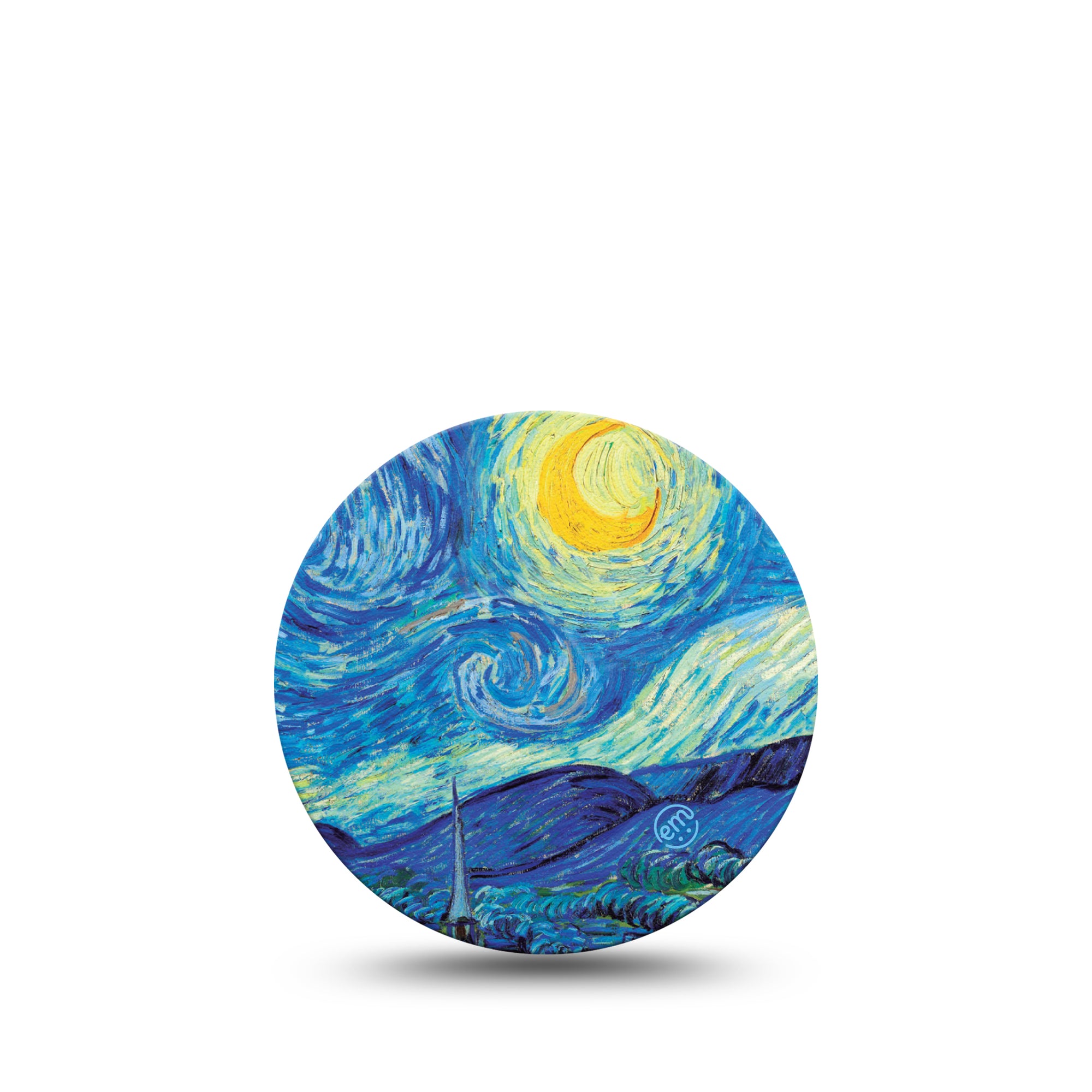 Starry Nights Libre Overpatch, Single, Van Gogh Painting Inspired, CGM Overlay Tape Design