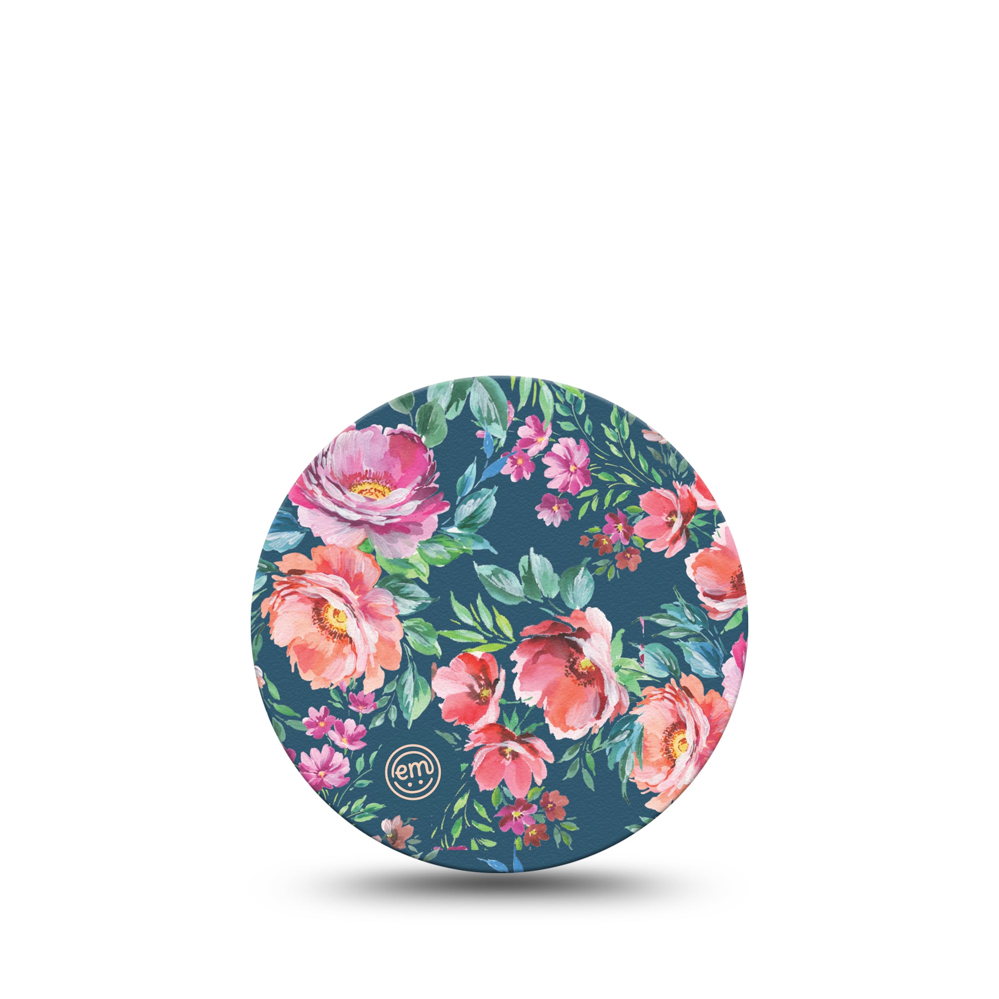 ExpressionMed Floral Enchantment Libre 3 Overpatch, Single, Floral Art Themed, CGM Plaster Tape Design