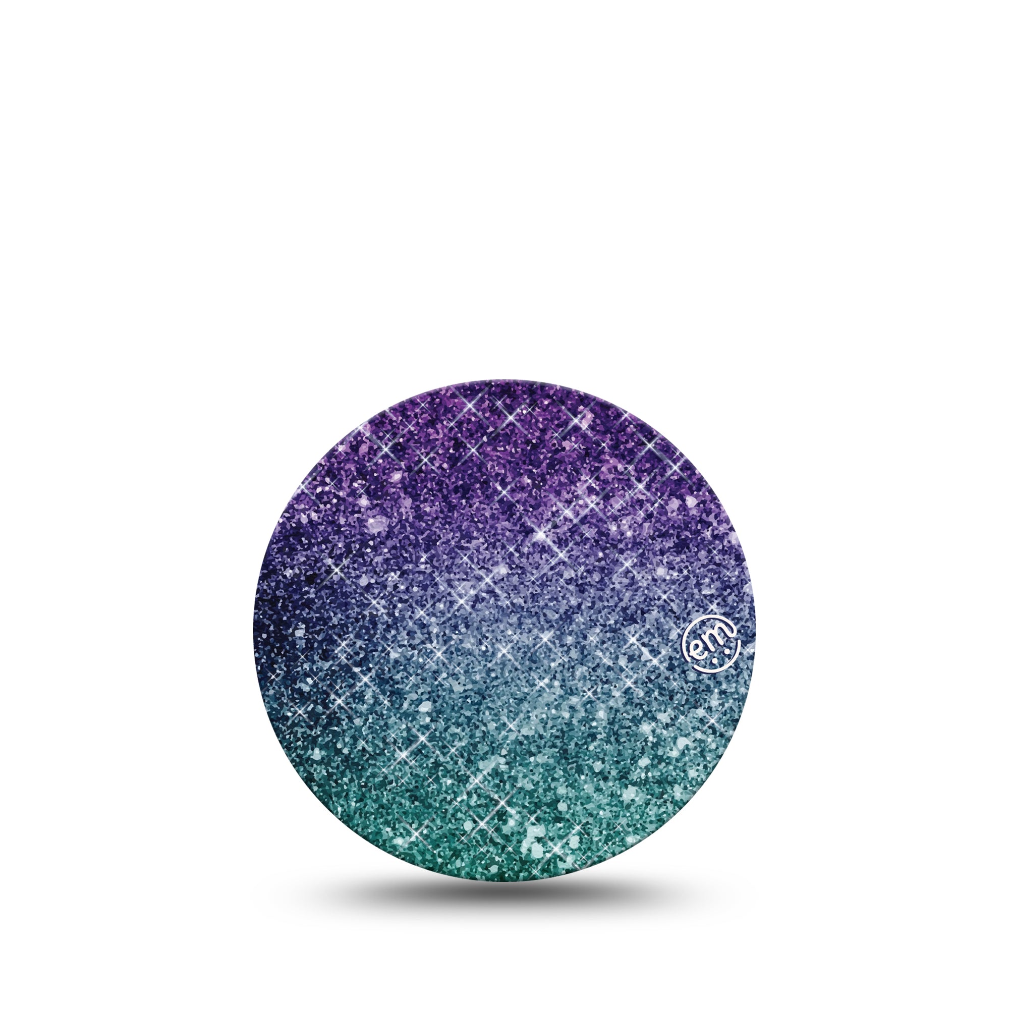 ExpressionMed Glittering Ombre Libre 3 Overpatch, Single, Shining Shimmering Ombre Themed, CGM Adhesive Tape Design