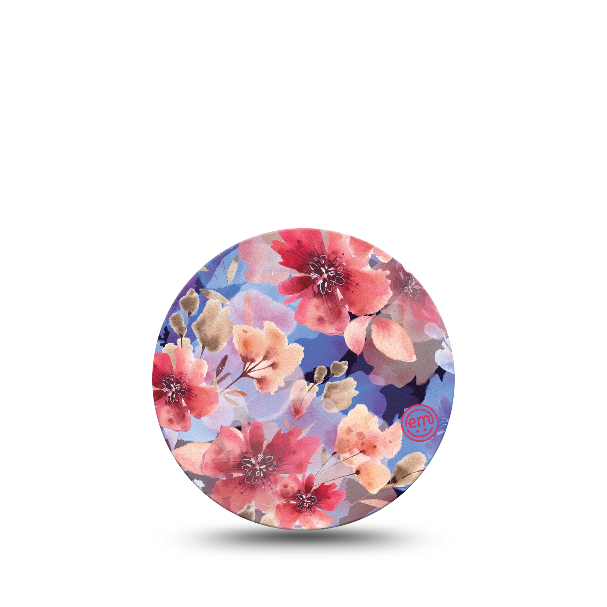 ExpressionMed Magical Blooms Libre 3 Overpatch, Single, Beautiful Flowers Inspired, CGM Adhesive Tape Design