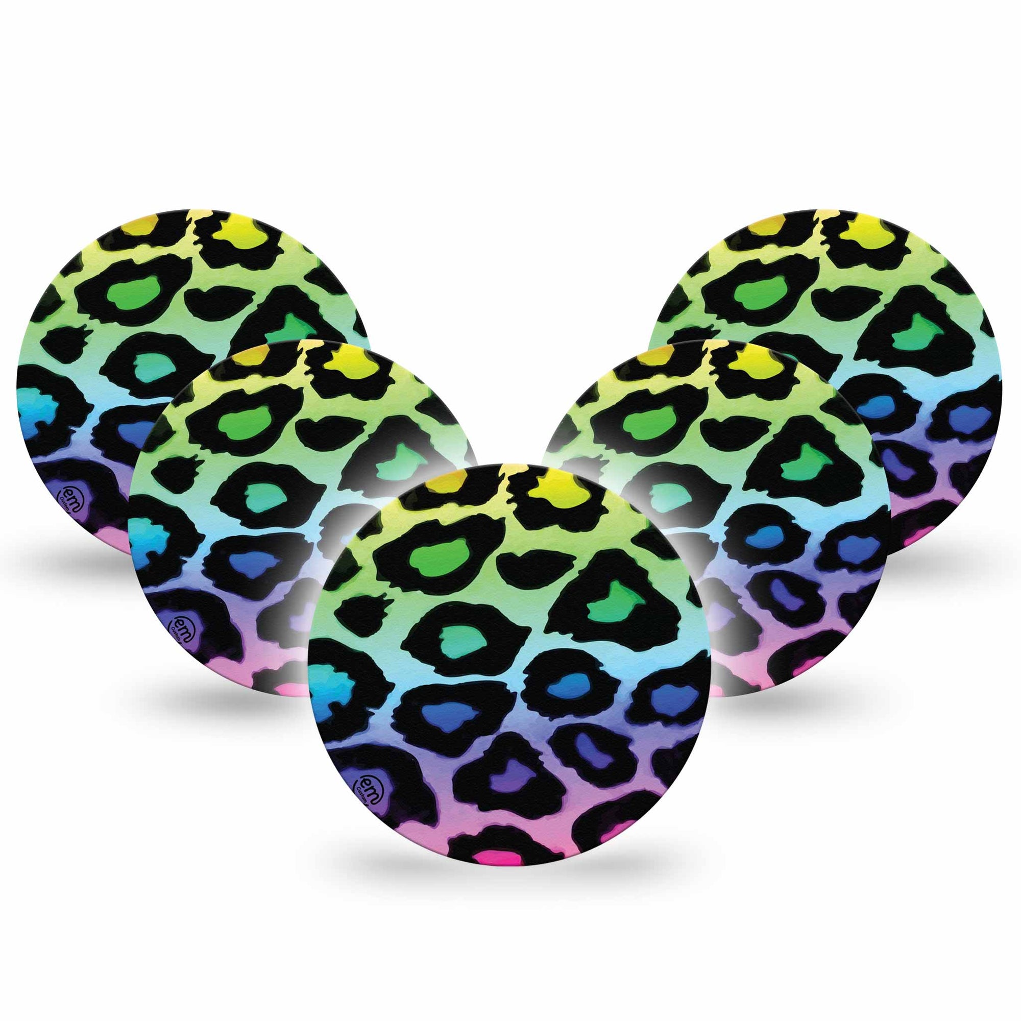ExpressionMed Multicolored Cheetah Print Libre Overpatch 5-pack