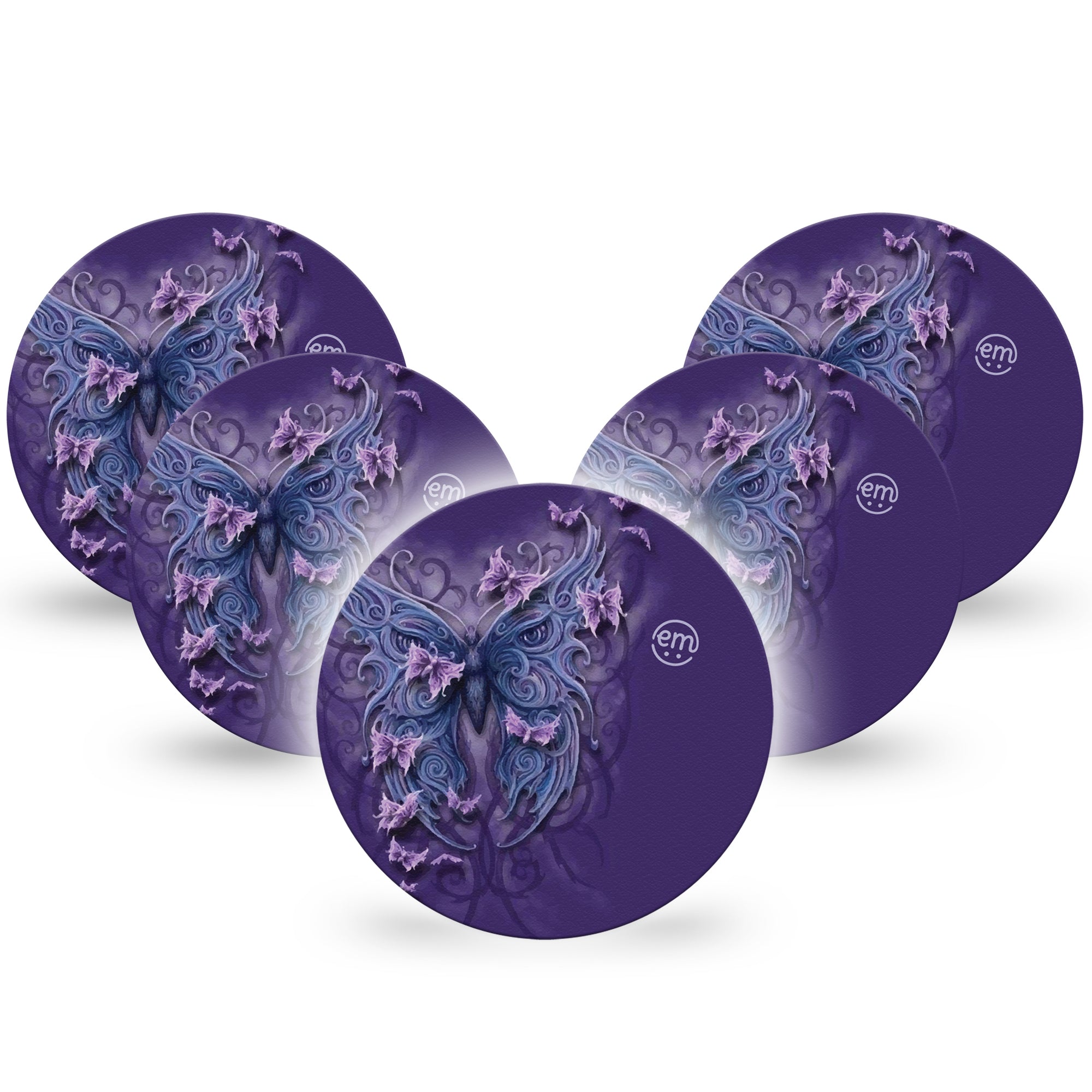 ExpressionMed Purple Butterfly Libre OverPatches