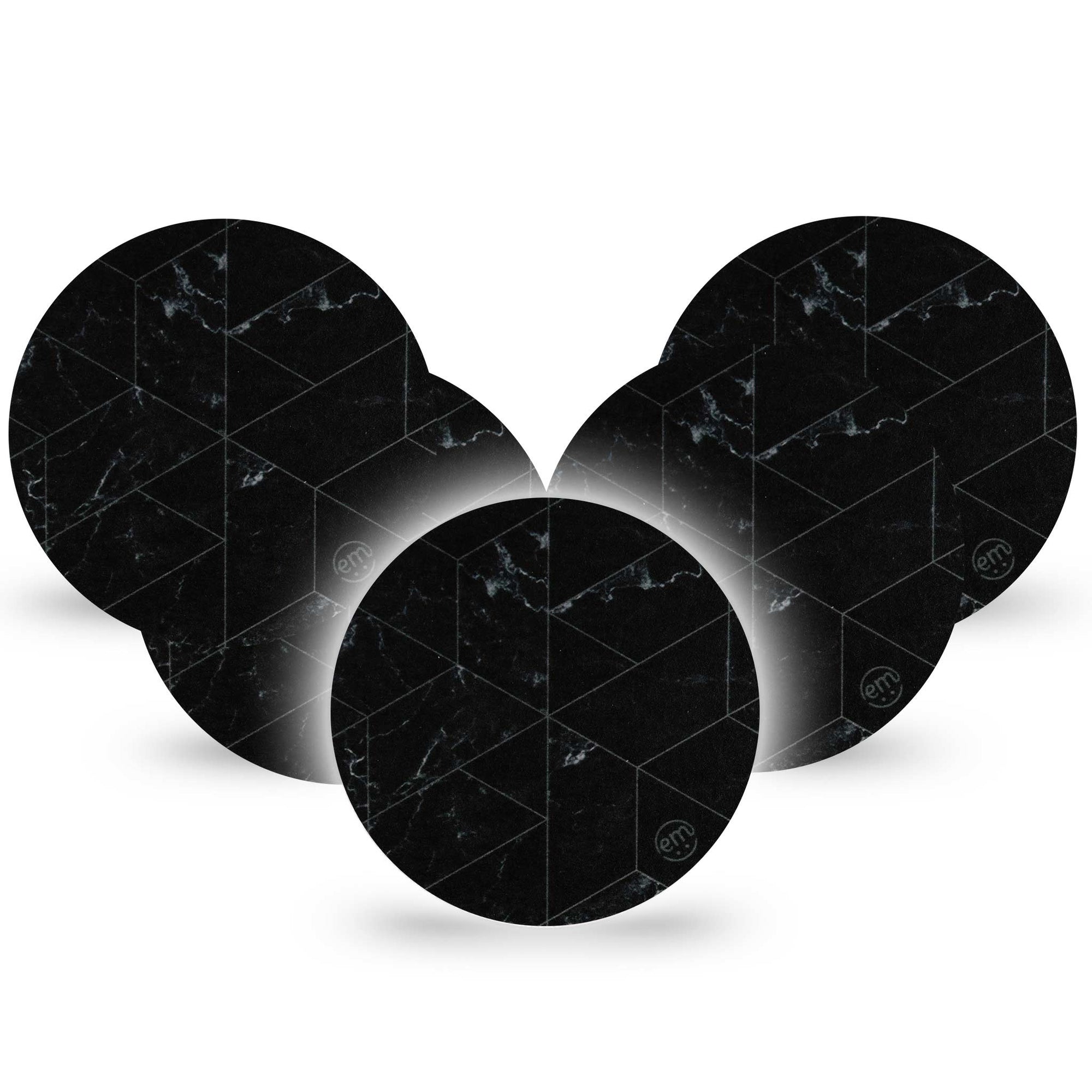Black Marble Libre Patch 5-Pack
