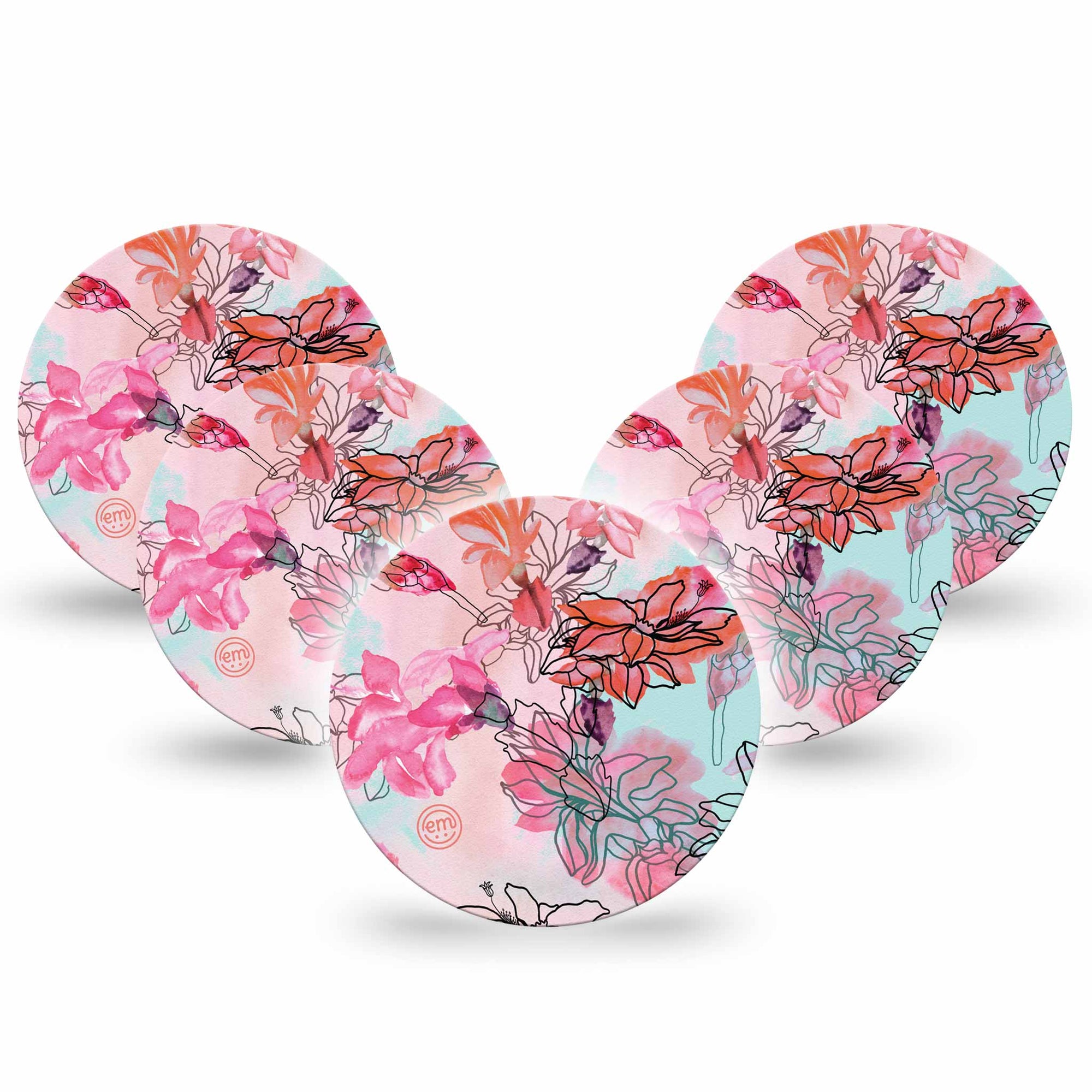 Whimsical Blossom Libre Overpatch 5-pack
