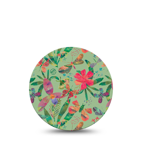 ExpressionMed Garden Butterflies Libre OverPatch Tape, Abbott Lingo