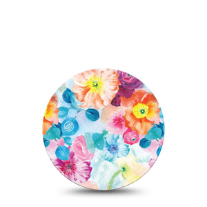 Watercolor Poppies Libre OverPatch Tape